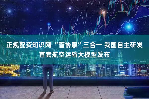 正规配资知识网 “管协服”三合一 我国自主研发首套航空运输大模型发布